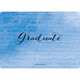 Blue Swash Graduation Invitations Image 2 of 5